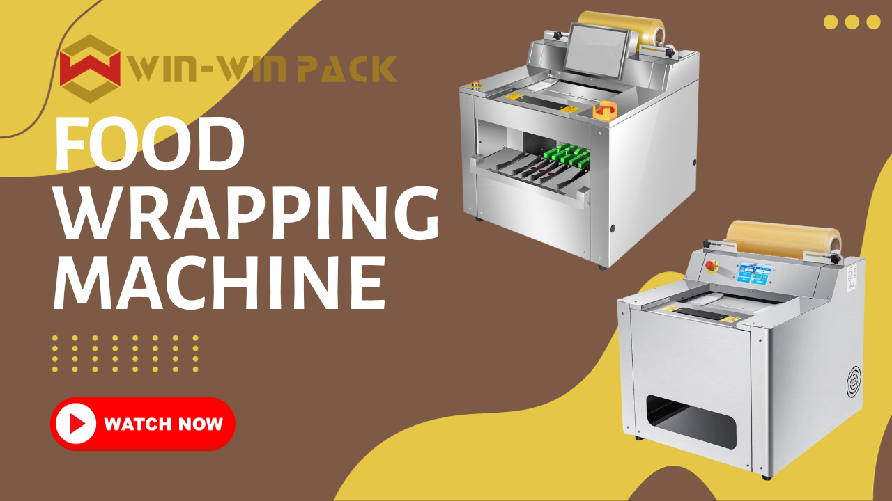 WIN-WIN PACK Efficient Food Wrapping Machine Bread and Vegetable Packaging