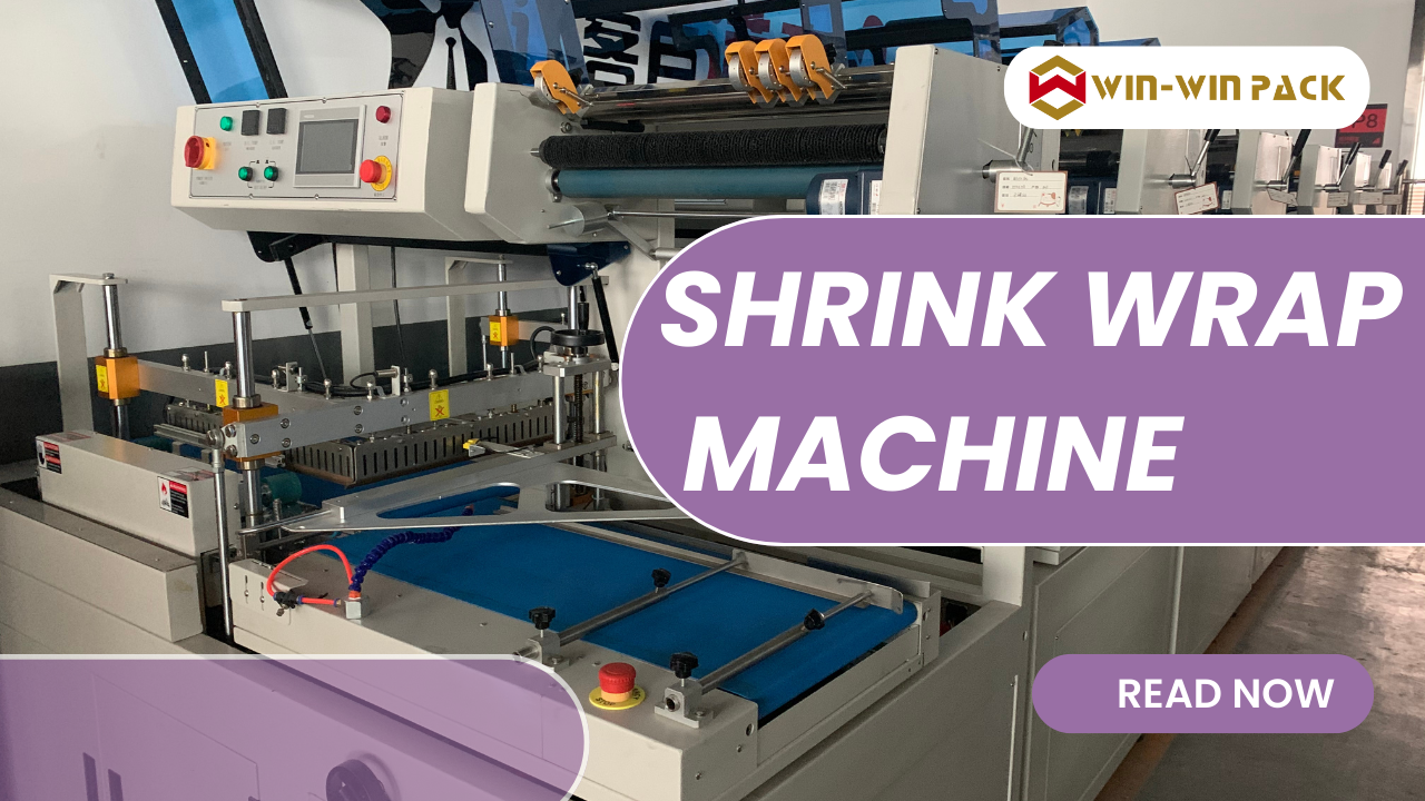 Combining the shrink wrapping machine