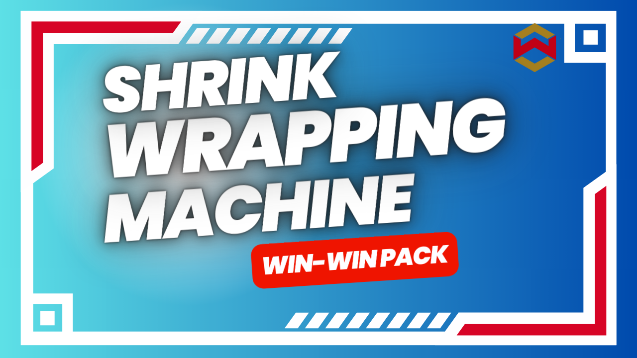 WIN-WIN PACK Sealing and shrinking machine suitable for packaging food and electronic products