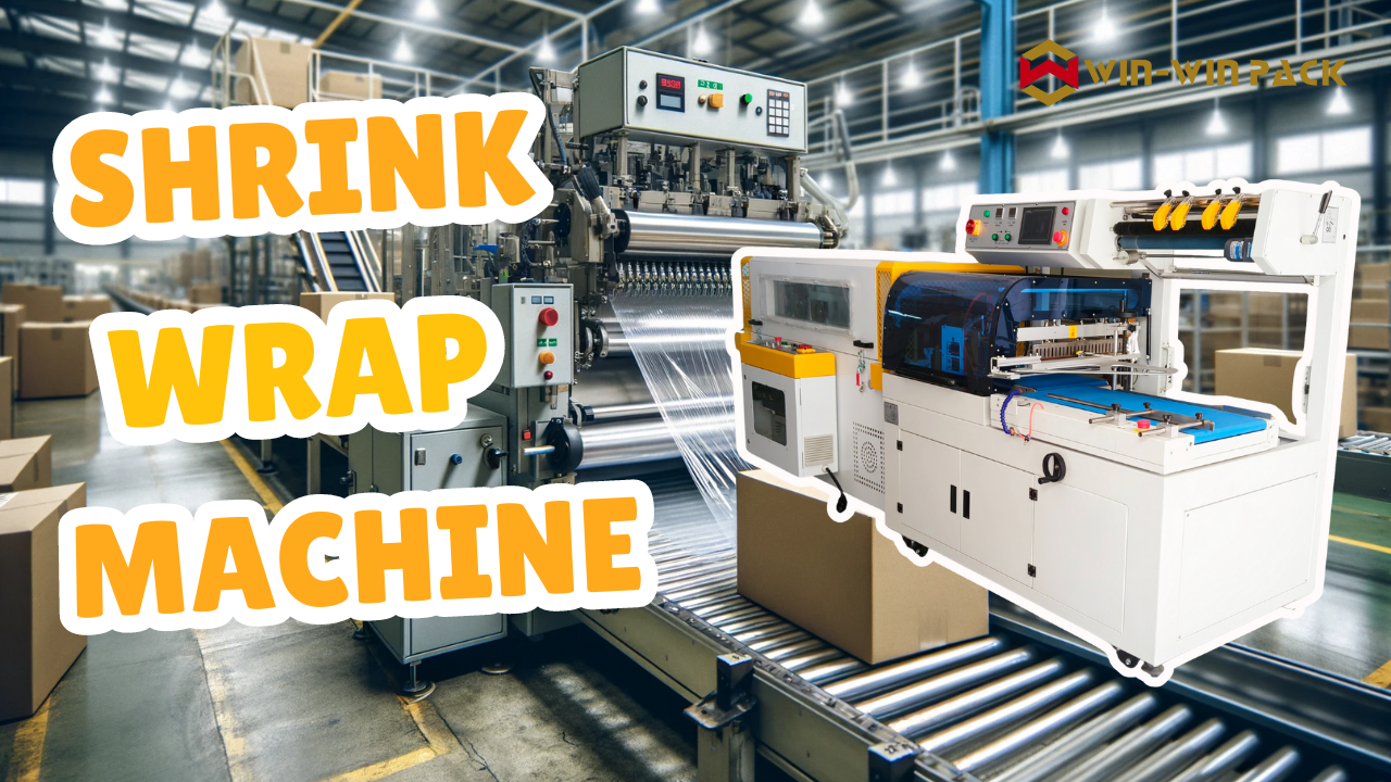 WIN-WIN PACK High speed fully automatic sealing and shrinking machine can be used to pack wood board