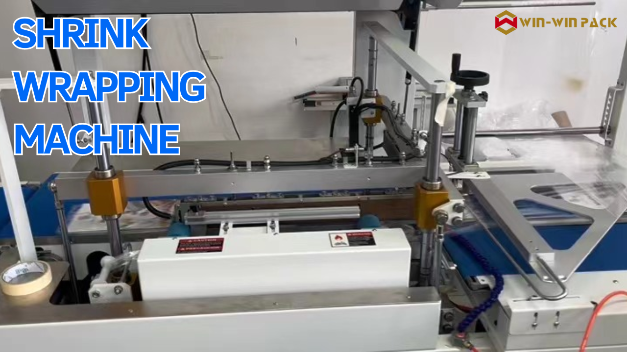 WIN-WIN PACK fully automatic vertical L bar sealing machine and shrinking machine for pack books