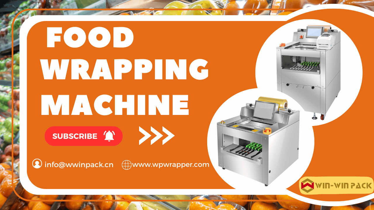 WIN-WIN PACK Cling film wrapping machine/Meat packing machine/Weight-wrap-label system 3 in1