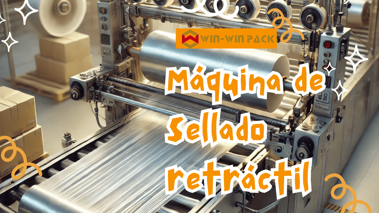 WIN-WIN PACK Máquina automática de sellado y encogimiento vertical tipo L con interfaz fácil de usar