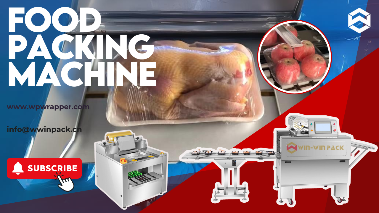 WIN-WIN PACK Efficient Food Packaging Machine | Apple and Chicken Packaging Full Process Demonstration【