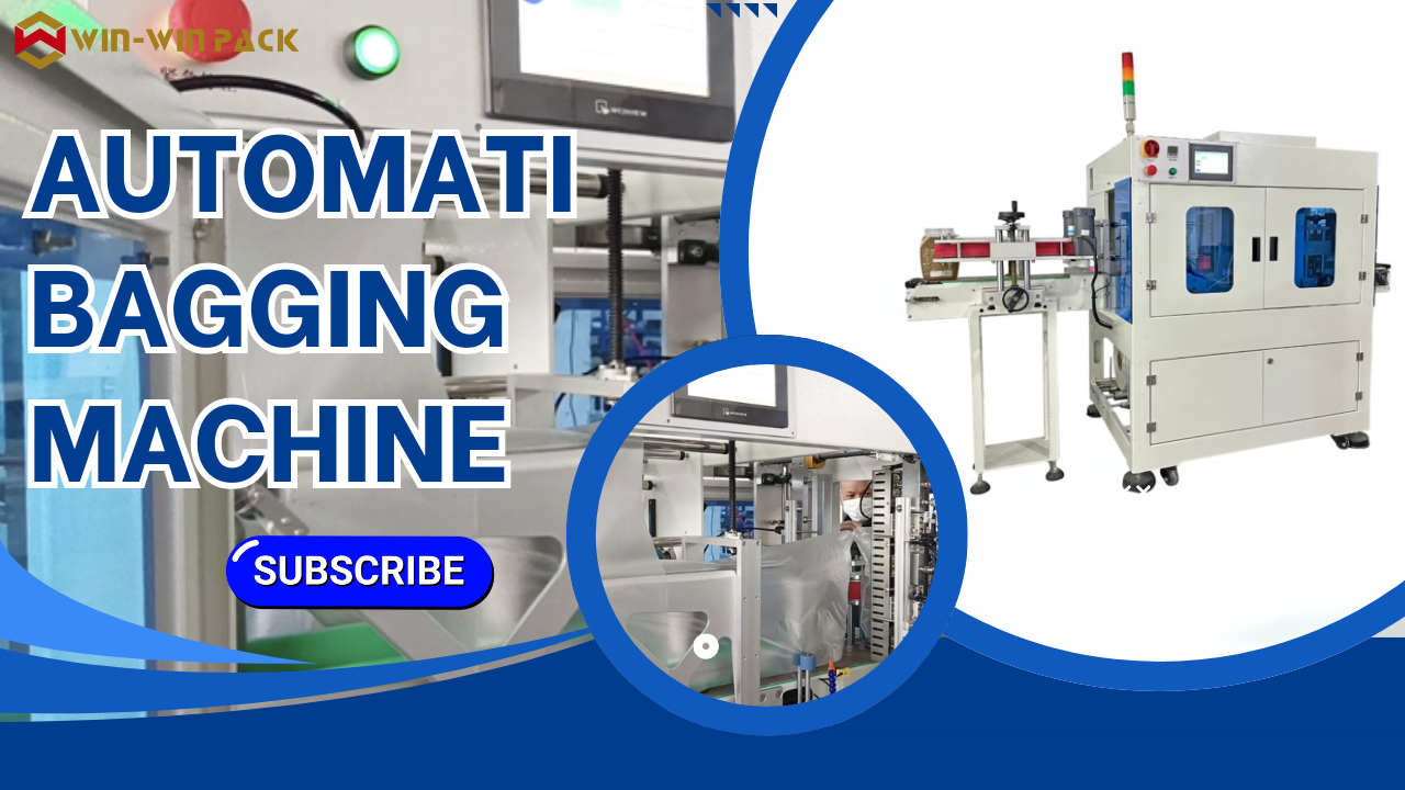 WIN-WIN PACK High-Speed Automatic Bagging Machine: 30 Pcs/Min, Perfect for Bottles, Cans, and Boxes