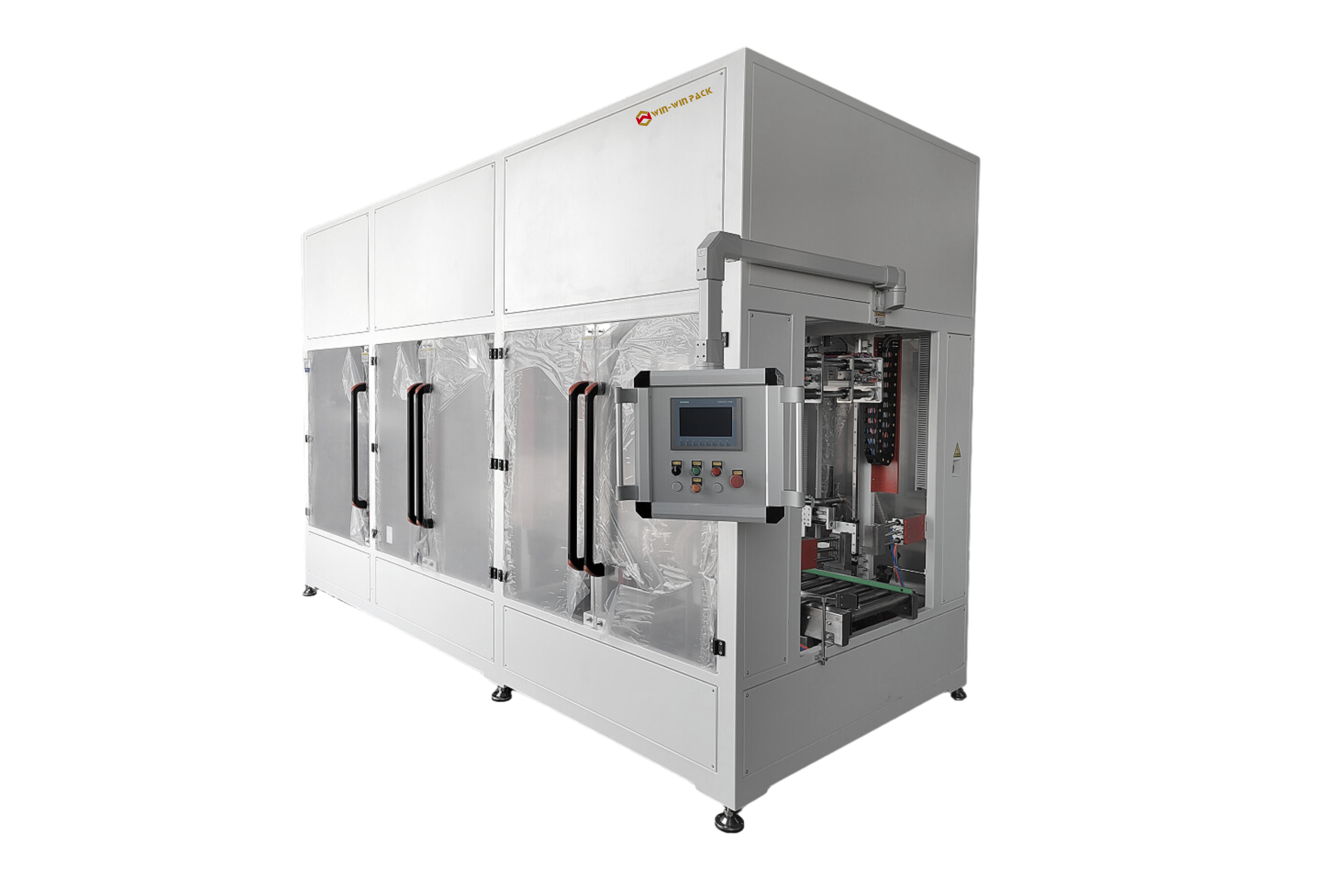 Double station drum bag sealing machine