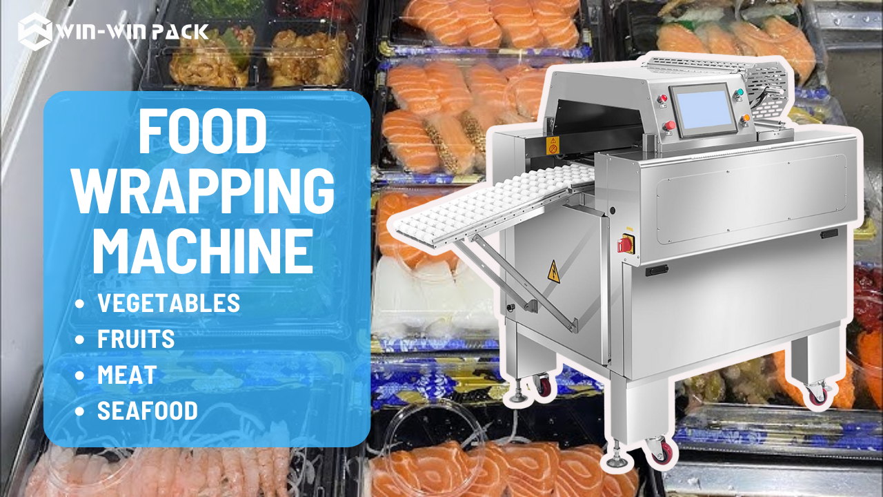 WIN WIN PACK Food Wrapping Machine! Packs Sushi, Vegetables, Fruits & Meat | Up to 25 Packs/Min