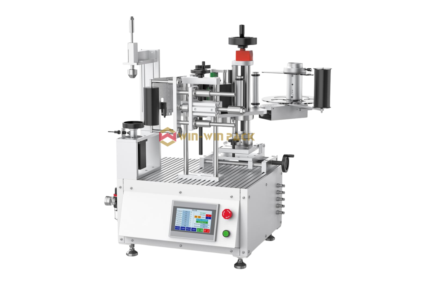 Semi-automatic vertical multi-function labeling machine