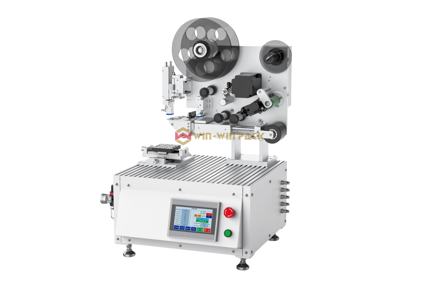 Semi-automatic high-precision labeling machine