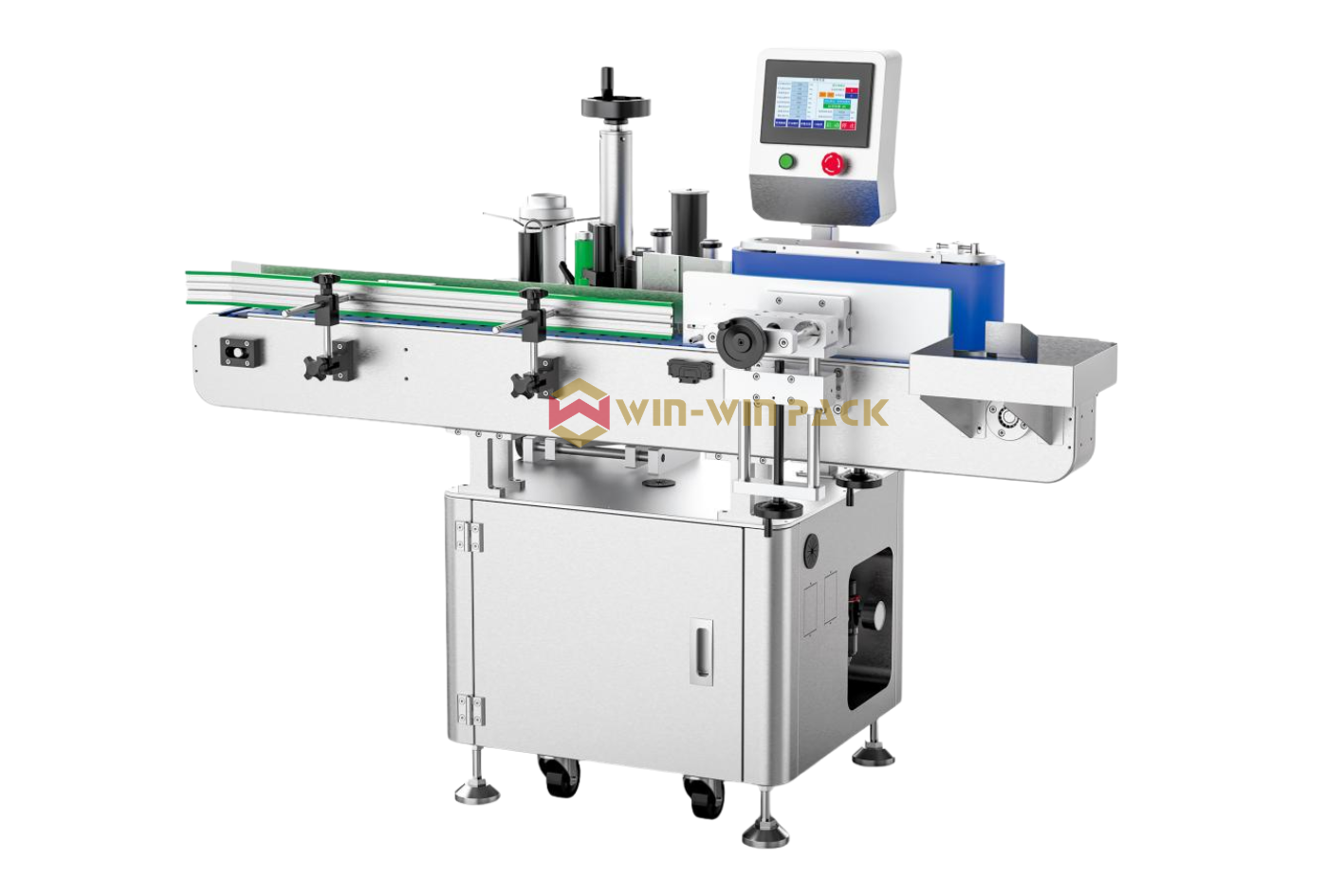 Fully automatic vertical positioning round bottle labeling machine (export type)