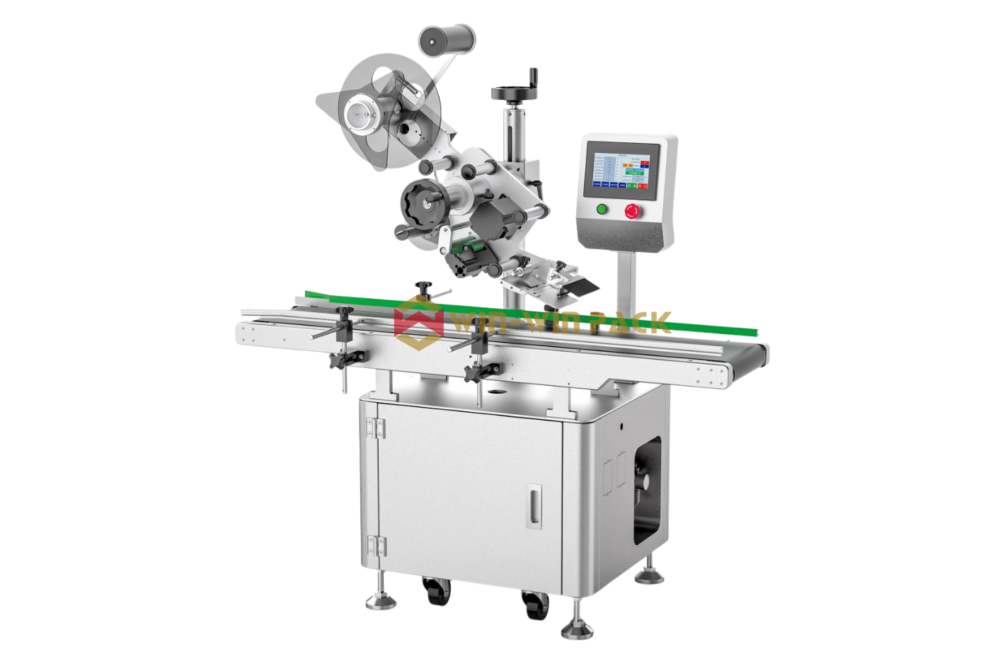 Fully automatic flat labeling machine (export type)